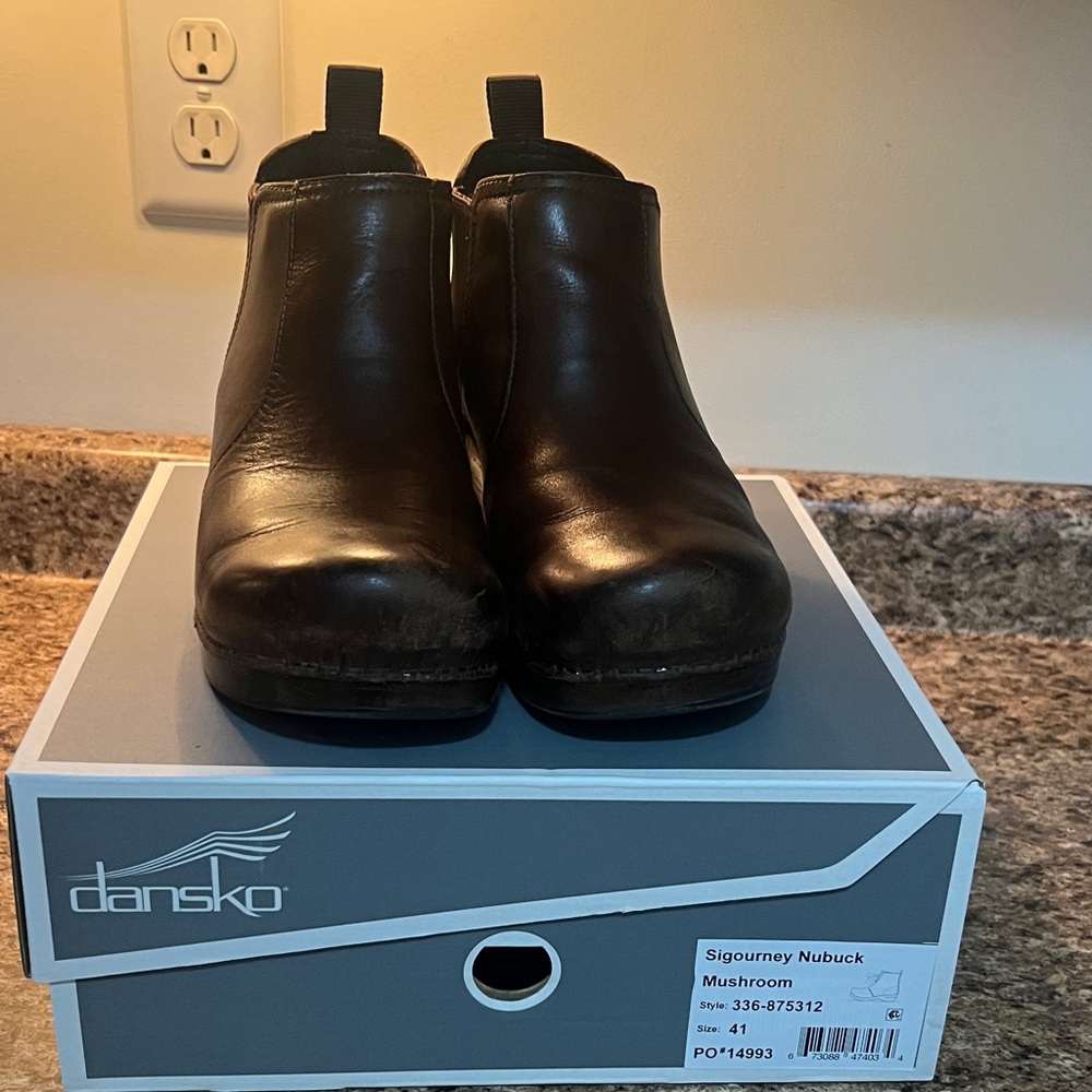Dansko Frankie Brown Leather Chelsie Boots size 41